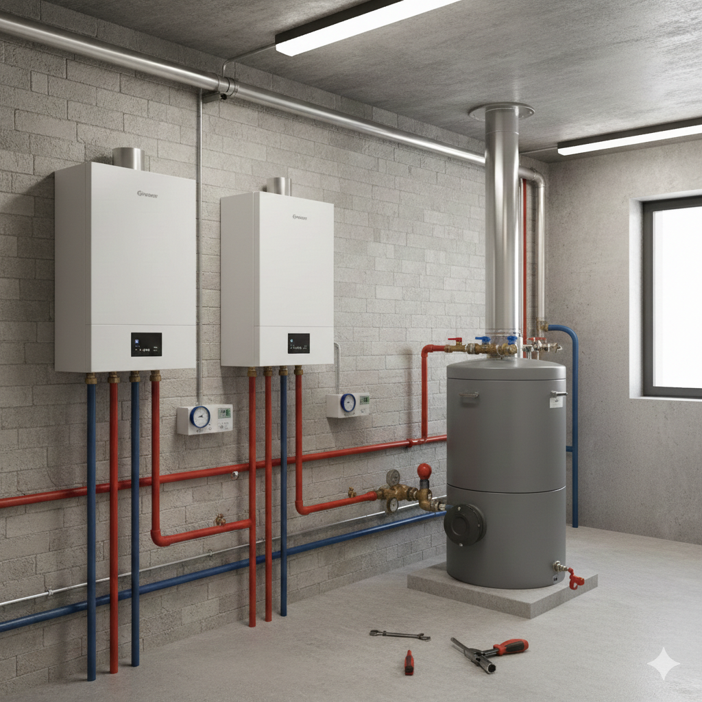 Muur- en vloerboilers